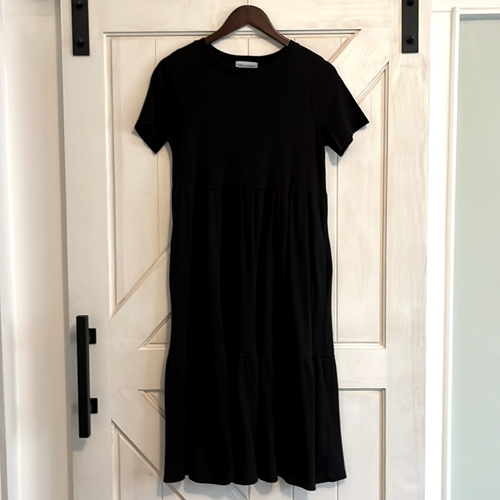Black Jersey knit dress